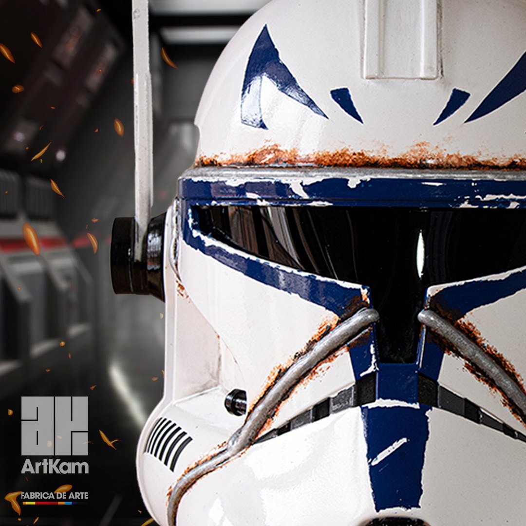 Casco del Capitán Rex – Réplica artística - Imagen 4