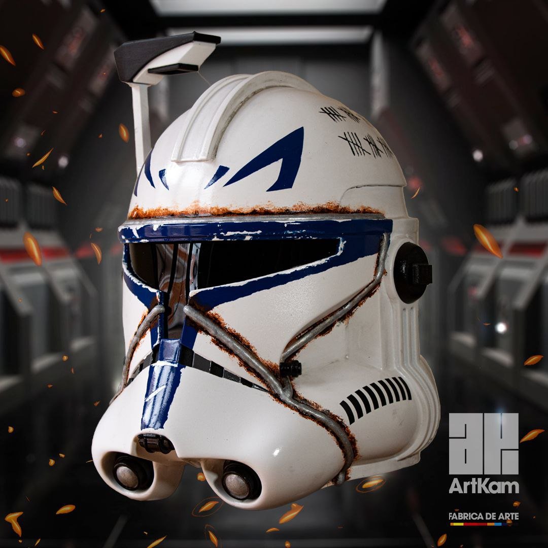 Casco del Capitán Rex – Réplica artística - Imagen 3