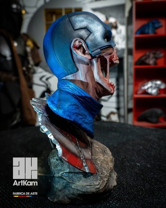 capitan america zombie