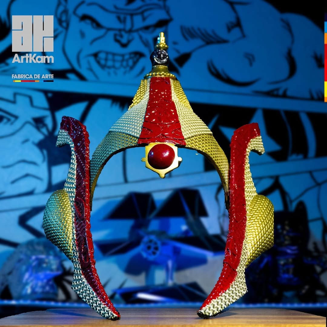 Casco Artístico Princesa Padme - Imagen 2